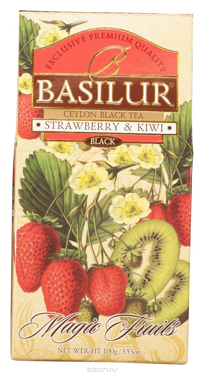 Basilur Strawberry & Kiwi   , 100 