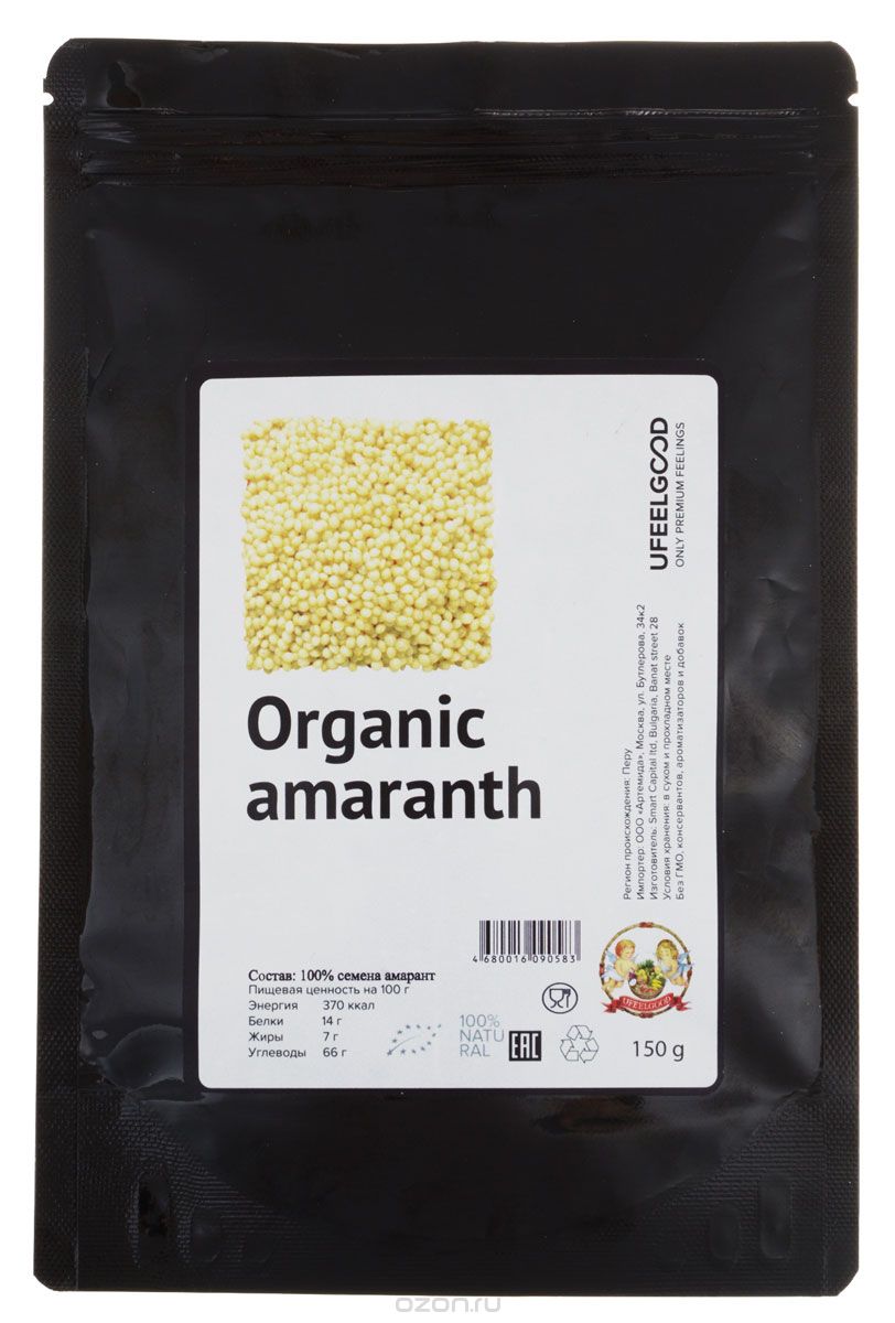 UFEELGOOD Organic Amaranth   , 150 