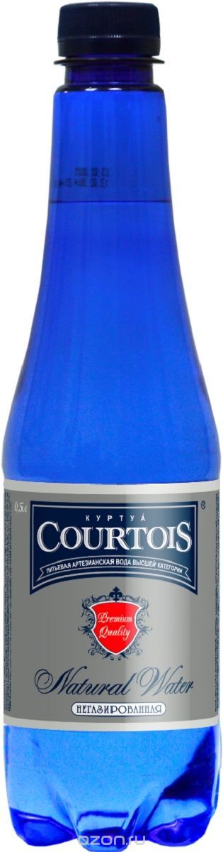 "Courtois" питьевая артезианская вода высшей категории негазированная, 0,5 л
