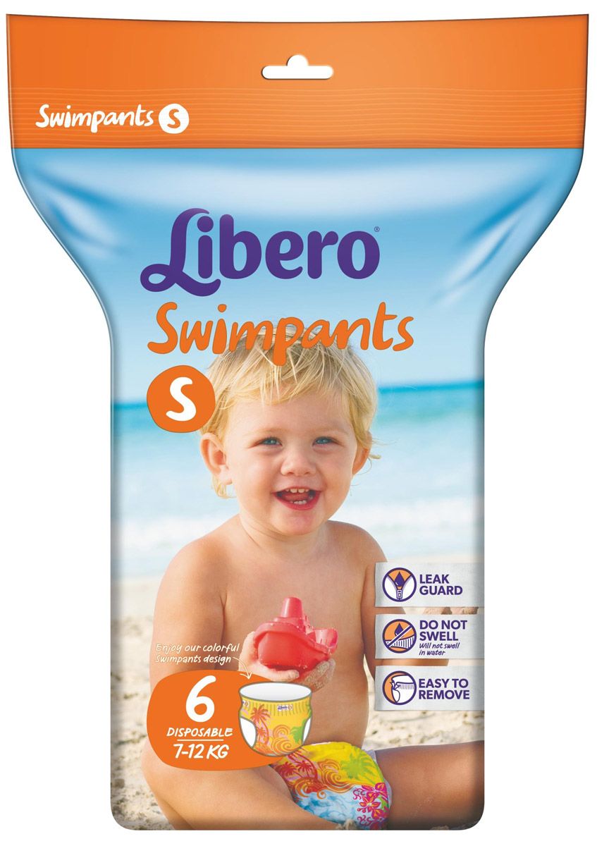 Libero    Swimpants Small (7-12 ) 6 