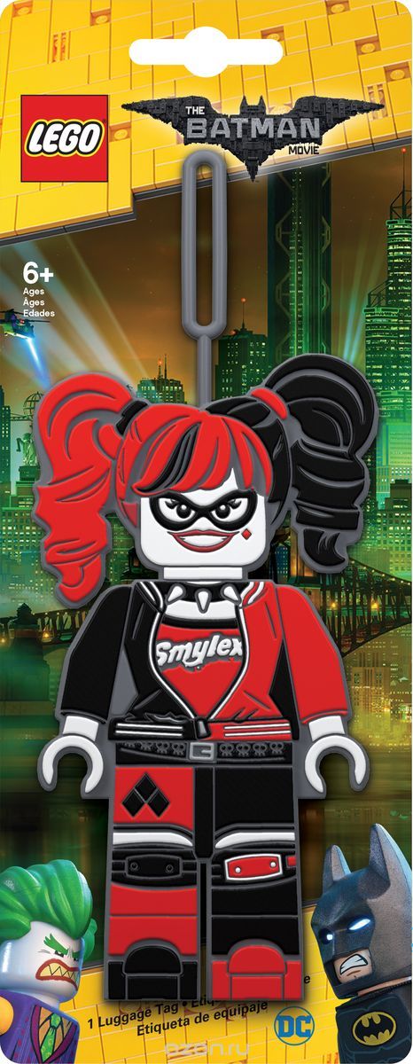 Бирка для багажа LEGO Batman Movie "Harley Quinn". 51754