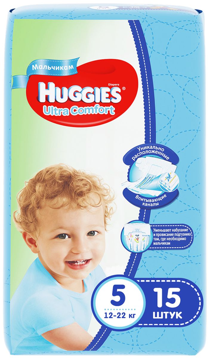 Huggies    Ultra Comfort 12-22  ( 5) 15 
