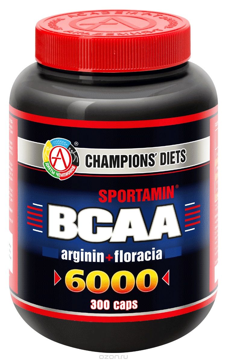 BCAA Академия-Т "BCAA 6000 Спортамин", 300 капсул