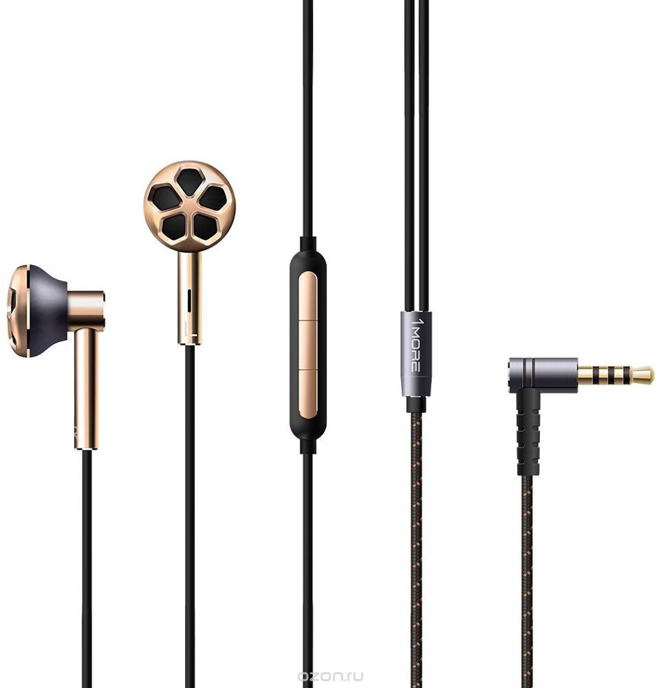 1MORE E1008 Dual Driver, Gold наушники