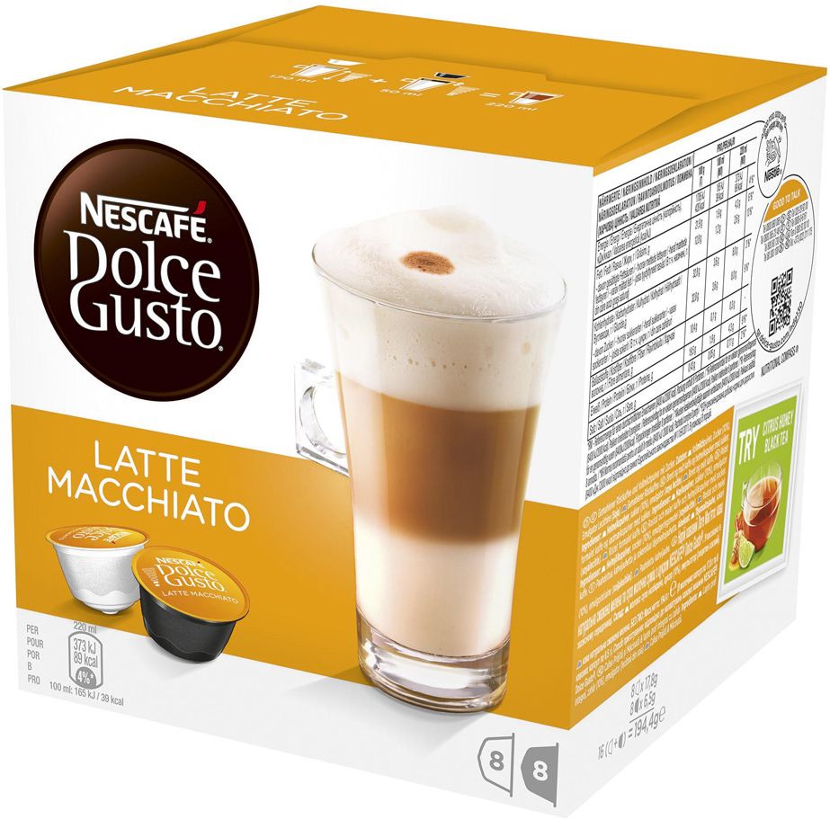 Nescafe Dolce Gusto Latte Macchiato   , 16 