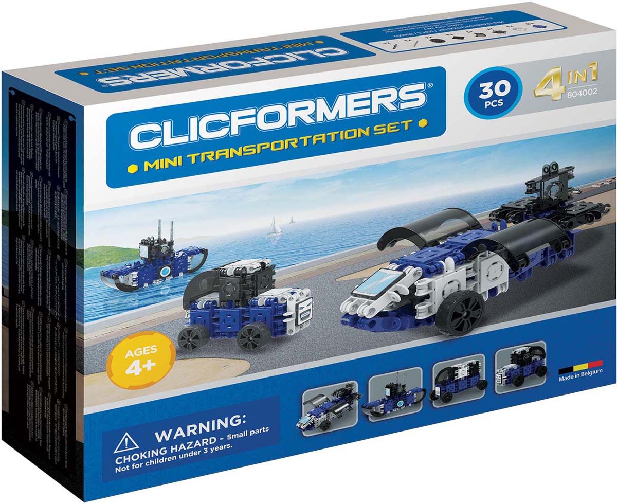 Clicformers  Transportation Set Mini 30 