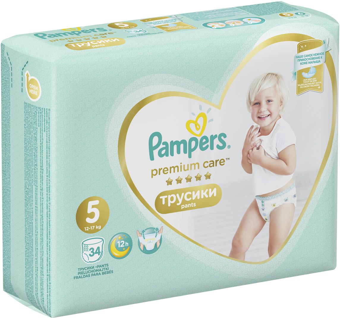 Pampers - Premium Care 12-17  ( 5) 34 