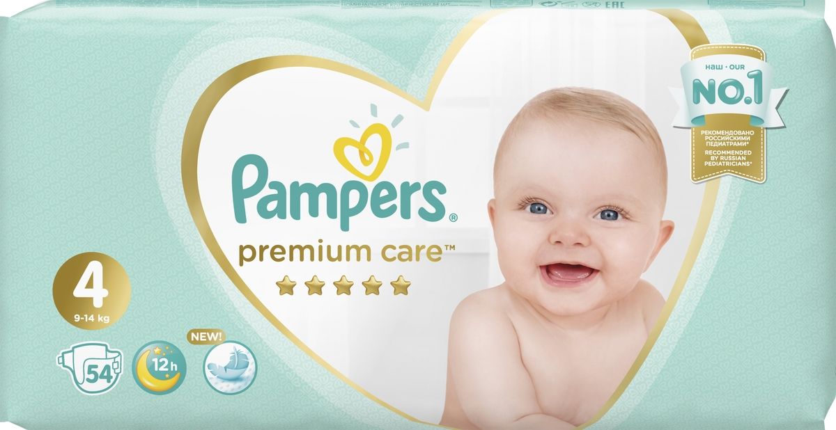 Pampers  Premium Care Maxi 9-14  54 