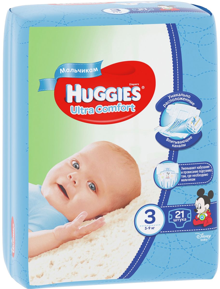 Huggies    Ultra Comfort 5-9  ( 3) 21 