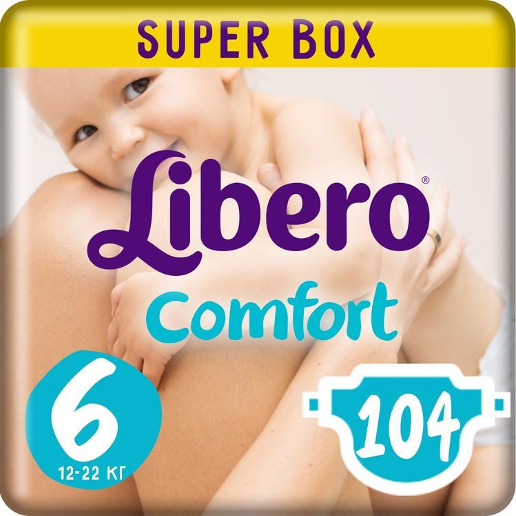 Libero  Comfort Size 6 (12-22 ) 104 