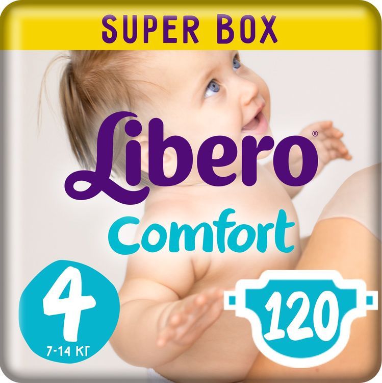 Libero  Comfort Size 4 (7-14 ) 120 