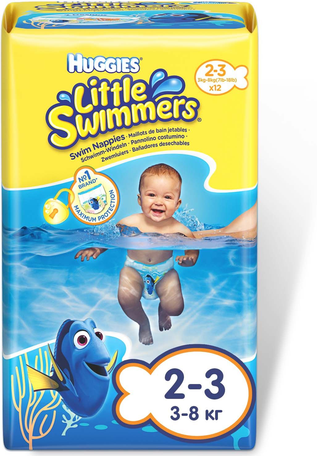 Huggies    Little Swimmers 2-3 (3-8 ) 12 